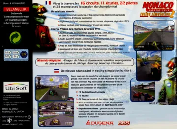 Monaco Grand Prix - Racing Simulation 2 (Europe) (En,Fr,Es,It) box cover back